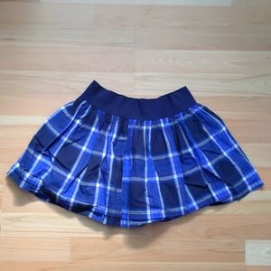 Hollister Blue Plaid Skirt